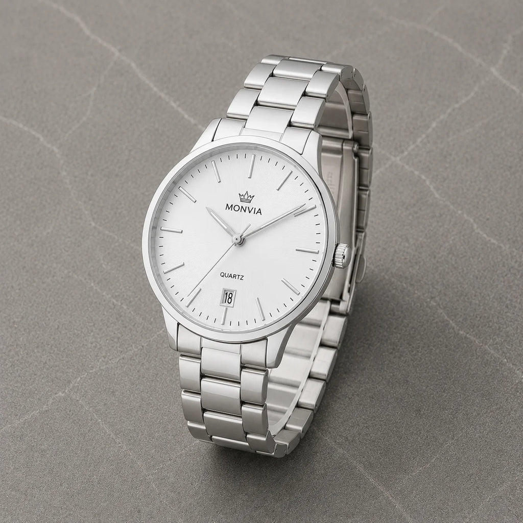 Silver Classic Chain Watch - Silver