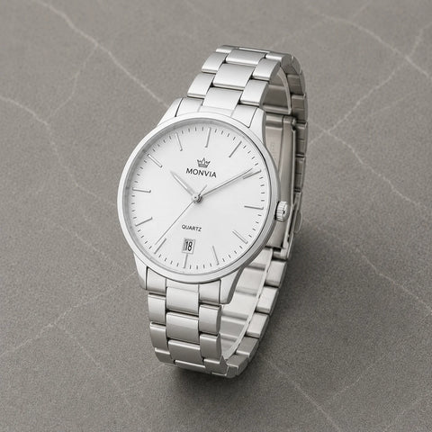Silver Classic Chain Watch - Silver