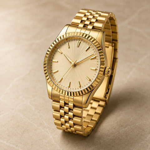 Royal Gold Chain Watch -Premium Watch
